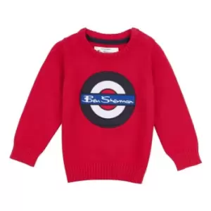 Ben Sherman Target Crew Sweater Baby Boys - Red