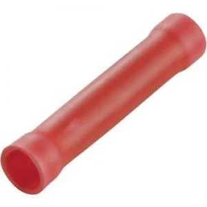 Butt joint 0.205 mm2 Insulated Red