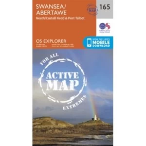 Swansea, Neath and Port Talbot by Ordnance Survey (Sheet map, folded, 2015)