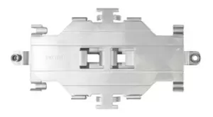DINrail PRO - WLAN access point mount - Mikrotik LtAP mini - Silver - Metal - 135mm - 73 mm