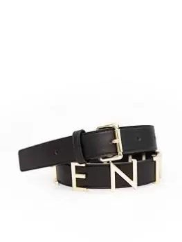 Valentino Bags Emma Winter Thick Belt - Black Size XL Women