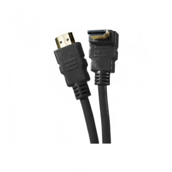 0.5m Black High Speed HDMI Angled Cable