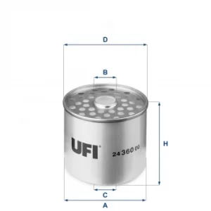 24.360.00 UFI Fuel Filter