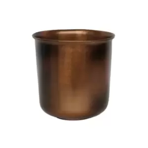 Ivyline Outdoor Hampton Copper Metal Planter H:25 x W:21.5 Cm