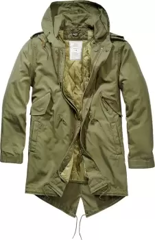 Brandit M51 US Parka Jacket, green Size M green, Size M