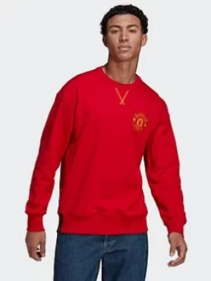 Adidas Manchester United Cny Crew Sweatshirt