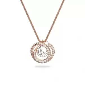 Generation Pendant White Rose Gold-tone Plated Necklace 5636513