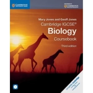Cambridge IGCSE (R) Biology Coursebook with CD-ROM by Geoff Jones, Mary Jones (Mixed media product, 2014)