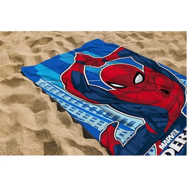 Spiderman Spiderman Go Spidey Beach Bathroom Cotton Towel Towels One Size Blue 77984918000