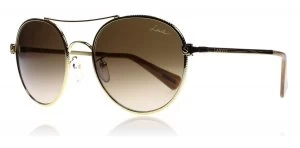 Lanvin Paris SLN067 Sunglasses Gold 300 53mm