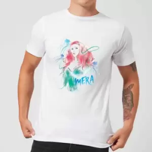 Aquaman Mera Mens T-Shirt - White - M