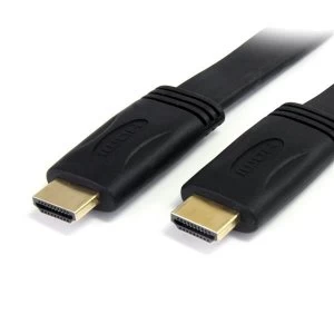 StarTech 15ft High Speed Flat HDMI Digital Video Cable with Ethernet