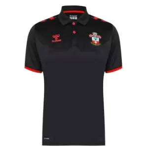 Hummel Southampton FC Polo Shirt Mens - Black