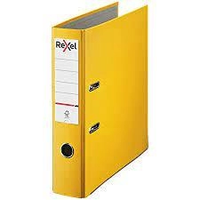Rexel A4 Lever Arch File; Yellow; 75mm Spine Width; No. 1 Power - Outer