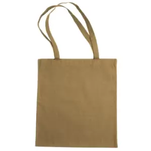 Jassz Bags "Beech" Cotton Large Handle Shopping Bag / Tote (One Size) (Iced Coffee)