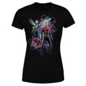 Ant-Man And The Wasp Particle Pose Womens T-Shirt - Black