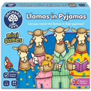 Llamas in Pyjamas Travel Game - Orchard Toys