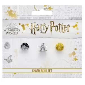 Harry Potter - Set of 3 Spacer Beads - Hogwart's Castle, Sorting Hat, Time Turner