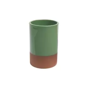 Dexam - Sintra Glazed Terracotta Wine Cooler Green