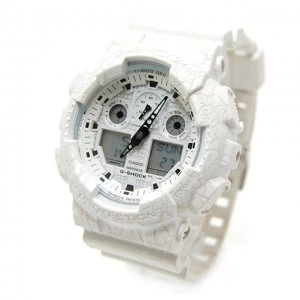 Casio G-SHOCK Standard Analog-Digital Watch GA-100CG-7A - White