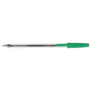 Q-Connect Ballpoint Pen Medium Green Pack of 20 KF34045