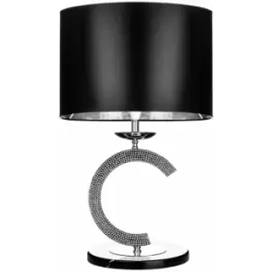 Glittering C Table Lamp - Premier Housewares