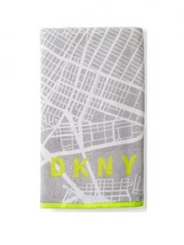 DKNY City Map Bath Towel