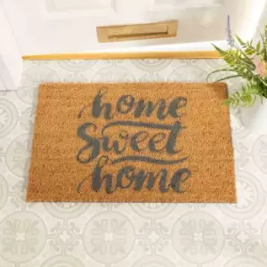 Artsy Doormats Home Sweet Home Grey Doormat