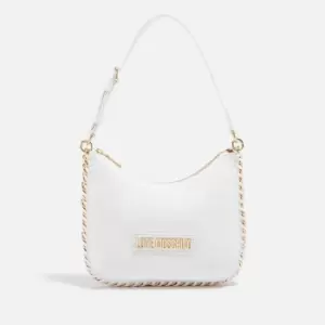 Love Moschino Womens Macro Chain Bag - White