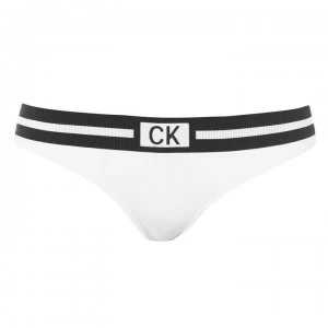 Calvin Klein Core Classic Bikini Bottoms - White YCD