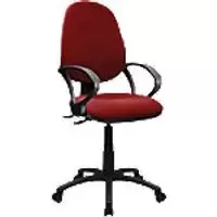 Nautilus Designs Office Chair Bcf/P505/Rd/A Fabric Red Black