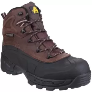 Amblers Safety - Amblers Mens FS430 Orca S3 Waterproof Leather Safety Boots (4 uk) (Brown) - Brown