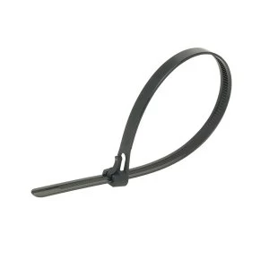 Select Hardware Reusable Cable Ties Black 200mm