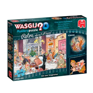 Jumbo Wasgij Retro Mystery 4 - Live Entertainment 1000 piece Jigsaw Puzzle
