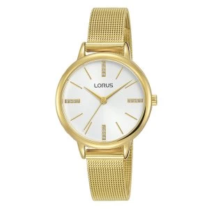 Lorus RG214QX9 Ladies Light Gold Dress Mesh Bracelet Watch
