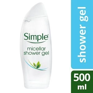 Simple Shower Gel Micellar Water 500ML