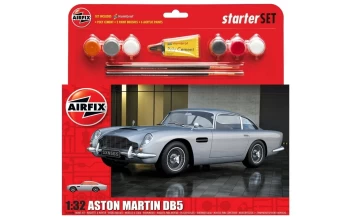 Airfix Aston Martin DB5 Silver Medium Starter Set