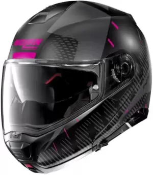 Nolan N100-5 Lightspeed N-Com Helmet, black-pink, Size S, black-pink, Size S