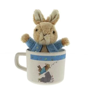 Beatrix Potter Peter Rabbit Organic Mug and Toy Gift Set