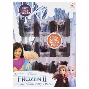 Character Disney Frozen II Slim, Snow, Putty 9 Pack - Elsa/Anna