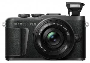 Olympus PEN E-PL10 14-42 Black Pancake Lens Kit