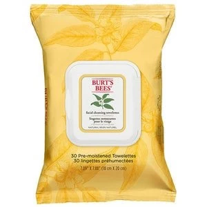 Burts Bees Facial Cleansing Towelettes With White Tea x30