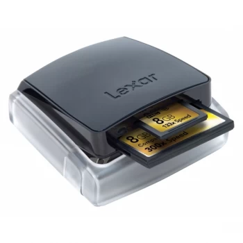 Lexar Professional USB 3.0 Dual Slot Reader Compatible with SD and UDMA Flash Memory Cards