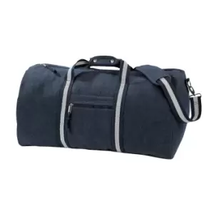 Quadra Vintage Canvas Holdall Duffle Bag - 45 Litres (Pack of 2) (One Size) (Vintage Oxford Navy)