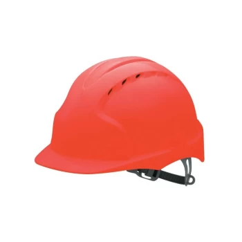 EVO2 Vented Red Safety Helmet - JSP