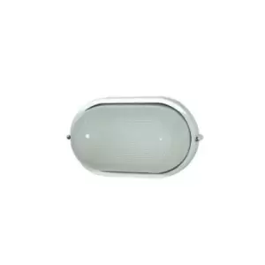 Faro Barcelona - Derby-G garden wall light Glass, white aluminum casting 1 bulb 16.2cm