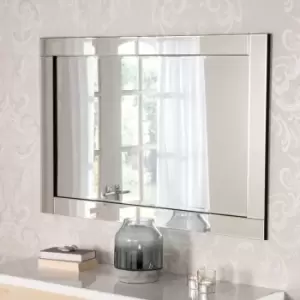 Yearn Mirrors Yearn Simple Edge Contemporary Wall Mirror 120 X 80Cms