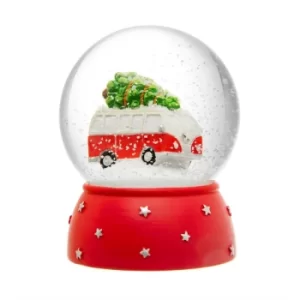 Christmas Camper Van Snow Globe