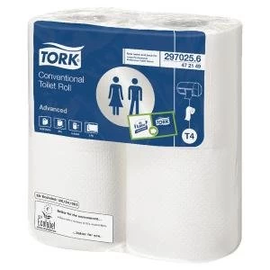 Tork Conventional Toilet Roll 2-Ply 200 Sheets Pack of 36 472150
