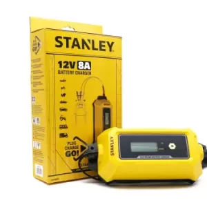 Stanley 12V Battery charger 8A - UK plug